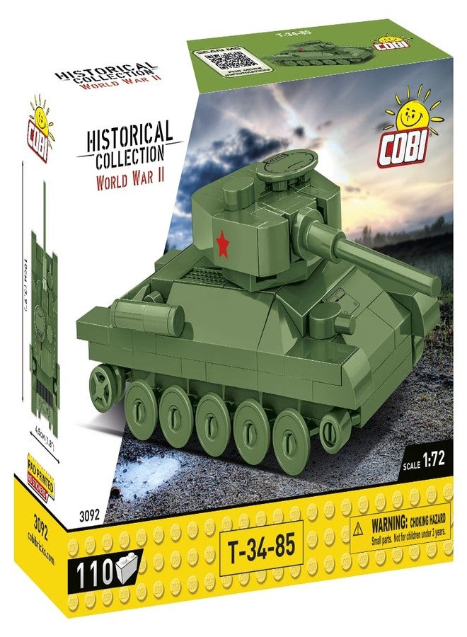 كوبي مجموعة كوبي التاريخية لدبابة تي-34-85 من الحرب العالمية الثانية بمقياس 1:72 - Image 2